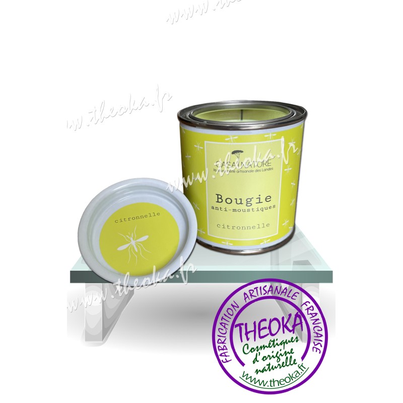 Bougie anti-moustique à la citronnelle - 210g